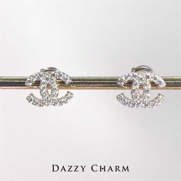 Bông tai bạc Dazzycharm 231116