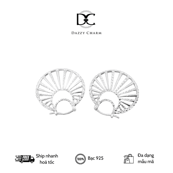 Bông tai bạc Dazzycharm 231110