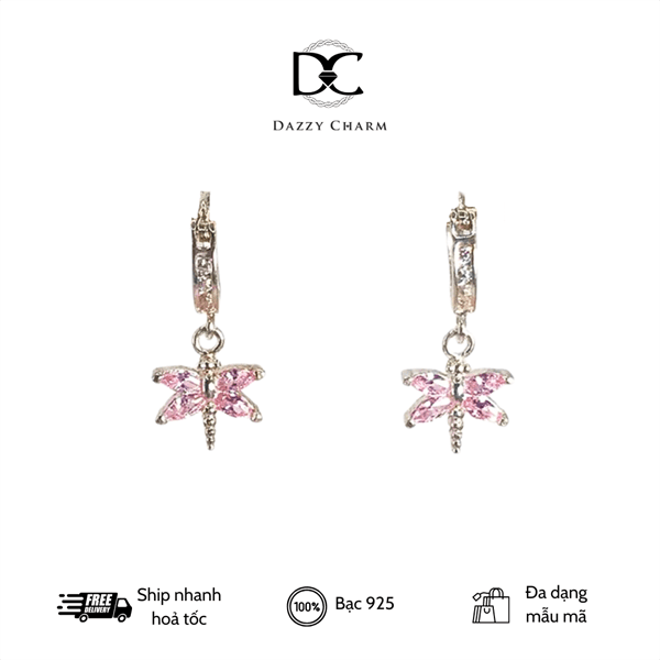 Bông tai bạc Dazzycharm 231101