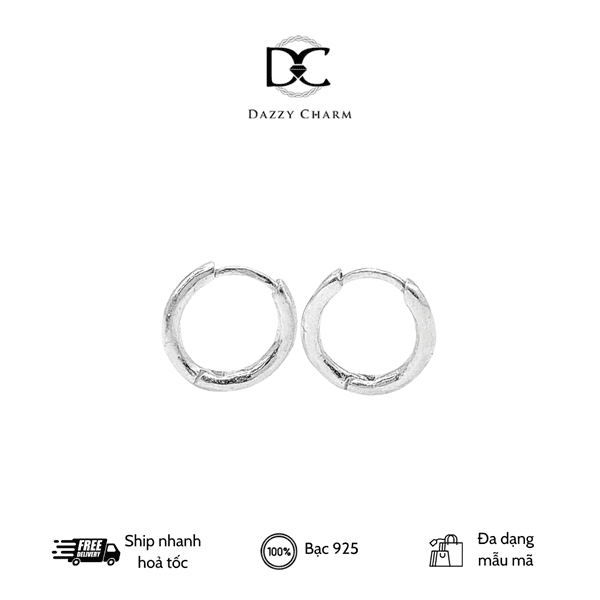 Bông tai bạc Dazzycharm 231105